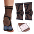 Copper Ankle Joint Brace, Compression Sleeve for Achilles Tendon and Plantar Fasciitis Pain Relief, Black, Large