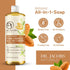 Dr. Jacobs Naturals Almond Castile All-In-One Cleaner and Soap, Plant-Based Formula for House Cleaning (32 Fl Oz, 2