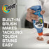 Set-In 8.7oz Shout Advanced Stain Remover Gel for Clothes Laundry, Ultra Concentrated Gel with Built-in Scrubber Brush