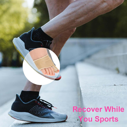 Ptwola Hallux Valgus Protector Sleeves Kit Bunion Corrector Sleeve Gel Pad Bunion Pain Relief Orthopedic Socks Big Toe