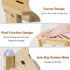13.8in, Boulphia Shower Foot Rest Bamboo Shower Stool for Shaving Legs, Waterproof Corner Shower Stool with Storage