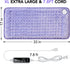 VSTKEN 33"x17" Pad,6 Settings &4 Heating Pad for Back Pain Relief - Extra Large Electric Heat Heat Auto Off, Machine