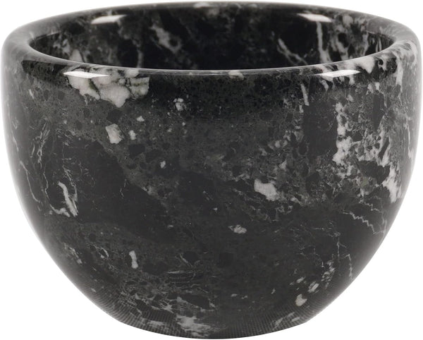 Radicaln Marble Shaving Cream Bowl, Handmade Black 4' x 3' Inches, Barber Supplies for Shaving Gel