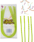 Straw Squeegee Cleaning Tool 4 Pack - BPA Dishwasher Safe Silicone Brush for Reusable Softy Straws (2 Small, 2 Wide)