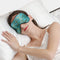 ZIMASILK 100% Natural Silk Sleep Mask Blindfold - Adjustable Super-Smooth Soft Eye Mask for Sleep with Bag (Pattern 5)
