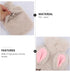 VOSAREA Warm Water Bag Silicone Hot Water Bottle Menstrual Electric Handwarmers Silicone Water Bottle Rabbit Hot Water