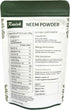 Neem Powder - 100% Pure and Natural Supplement for Skin, Hair and Detox (3.52 oz)