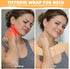 YCYuShen 1PCS Pack Castor Oil Neck Shoulder Wrap, Castor Oil Wraps for Shoulder and Neck Massage, Reusable Castor Oil