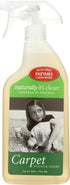 Naturally It's Clean 24oz Carpet Stains & Odors Cleaner; Plant Based Enzymes for Pet & Child Safe Stain Removal