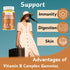 Vitamin B Complex with Biotin, Choline + Inositol, Vitamin C + Zinc, Supports Energy, Mood, Immune, Healthy Hair, Skin,
