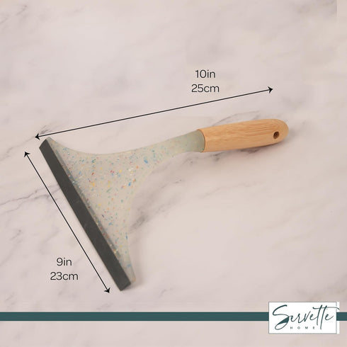 Wooden Handle Household Squeegee - Streak-Free Water Removal Tool