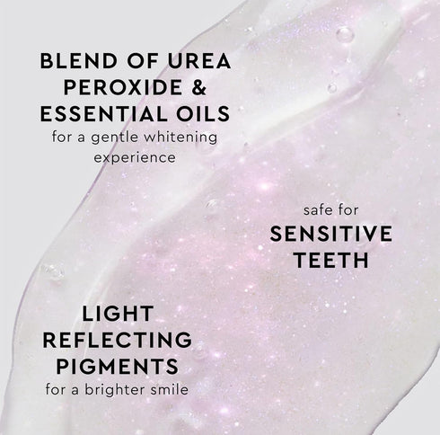 MOON Teeth Whitening Pen, Gentle on Sensitive Teeth, Vegan Whitening Gel with Antioxidants & Essential Oils - Platinum