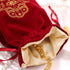 ARTSY CRAFTS 6x9" Hamsa Hand Velvet Jewelry Pouch - Gift Bags for Oracle Tarot Card Rune Dice Bag