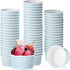 Maxdot 60 Pcs 3 oz Paper Ice Cream Cup Disposable Dessert Western Cup