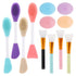 Silicone Facial Mask Applicator, 4 Pcs Face Scrubber & Brush, 2 in 1 Face Mask Applicator Set