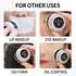 Lightweight Setting Powder - Loose Finishing Powder with Soft Mushroom Puff & Mirror, Waterproof Matte Finish, 0.28 Oz