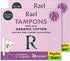 Rael Tampons, Compact Applicator Tampon Made with Organic Cotton, Multipack, Regular and