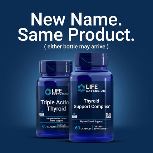 Life Extension Thyroid Support Complex - Non-GMO, Gluten-Free Supplement with Vitamins A, B, Iodine, Magnesium,