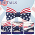 Independence Day Hair Clips, 2Pcs American Flag Hair Bow Clips for Baby Girls, 4th of July Accessories