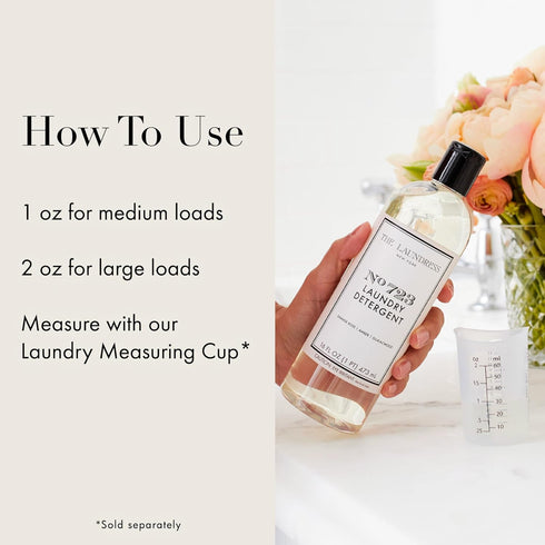 The Laundress No. 723 Laundry Detergent, 16 oz, Rose Inspired Scent, Tough on Stains