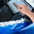 Small Squeegee: Mini Soft Window Scrubber, 2 in 1 Glass Cleaning Squeegee for Kitchen, Car, and Bathroom