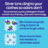 Premium Laundry Detergent Sheets, Silver Ion Odor Elimination Technology, 40 Sheets, Powerfully Clean.