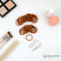 Heliums Small Hair Ties - Copper No Damage Mini 1 Inch Reusable Elastics for Thin Hair, 48 Count