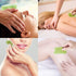 7 Pieces Gua Sha Scraping Massage Tool Set, Natural Resin GuaSha Tool for Face, Back, Neck, with Storage Bag (Green)