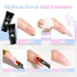 ROSALIND 2 PCS Soft Pink&White Poly Extension Gel for Nails, 30ml White & Light Pink Poly Builder Acrylic Nail Colors