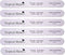 Tropical Shine Jumbo Zebra 180 Colossal Collection, 6 pcs Nail Files, Medium (180) Grit Set