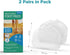 Homergy Metatarsal Foot Pads for Pain Relief - 4 Pack Soft Gel Reusable Sleeve Pads, Forefoot Cushioning Supports for