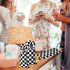 Blulu 100 Pieces Cellophane Car Candy Bags, Black White Checkered Racing Treat Bags, Plastic Race Gift Goodie Sack for