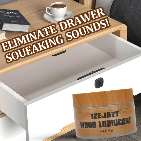 IZEJAZT Anti-Jamming Wood Drawer Wax & Paste Wax - Premium Wood Lubricant for Sticky Drawer Slides - Furniture Wax