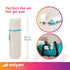Rolyan Mini Massager with Battery, Handheld Compact Massager with Interchangeable Heads Reduces Scar Visibility, Quiet