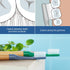 TEPE Choice Soft Toothbrush, Gray, Dental Toothbrush with 3 Replaceable Heads for Effective Teeth Cleaning