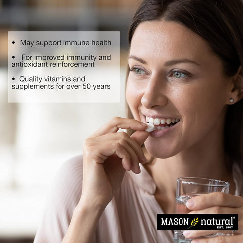 MASON NATURAL Vitamin C 500 mg - Supports Healthy Immune System, Antioxidant, 100 Tablets (Pack of 3)