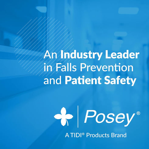 TIDI Posey Foam Trach Tie – Medium – 12 Ties (Pack of 1) – Tracheostomy Tube Holder for Home Care (8197M)