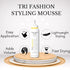 TRI Fashion Styling Mousse - 10 Ounce for Wavy Hair, Volumizing & Taming Curls