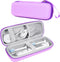 Toothbrush Hard Travel Case Compatible with Philips Sonicare Protectiveclean 4100, 5100, 6100, 6500 (Purple)