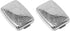 Set of 2 Etched Rectangular Pocket Purse Pill Box & Organizer with Dual Compartments (Victorian)