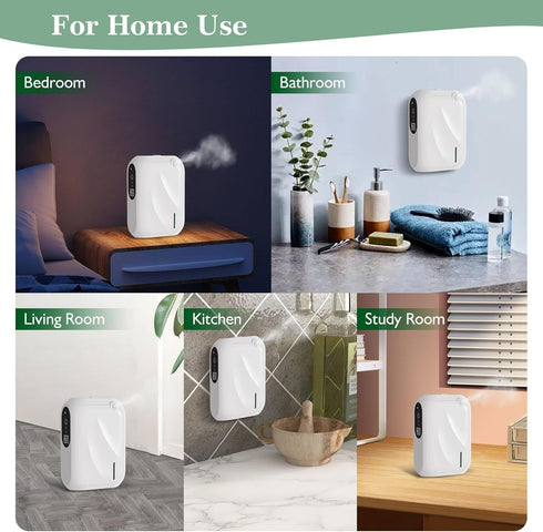 Zinyeme 1000 Scent Air Machine for Home, Sq. Ft Coverage Waterless Essential Oil Diffuser with Cold Air Diffusion Tech