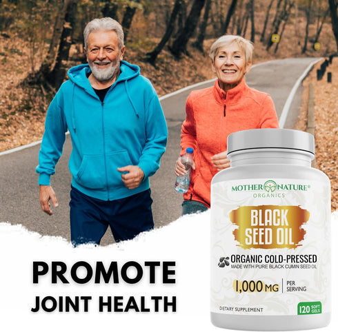 Organic High Potency Turkish Black Seed Oil Capsules, Cold Pressed, Non-GMO, 1,000mg Dose (120ct)