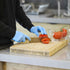 Disposable Gloves Medium, Nitrile & Vinyl Blend, Latex Free, 4 Mil, 100 Pc Food Grade for Cleaning & Prep