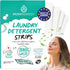 MomRemedy Laundry Detergent Sheets with Powerful Stain Fighting Enzymes - Made in