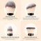 DUcare Makeup Brushes, Duo End Foundation Contour & Buffer Brush Set, 2Pcs, Black