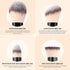 DUcare Makeup Brushes, Duo End Foundation Contour & Buffer Brush Set, 2Pcs, Black