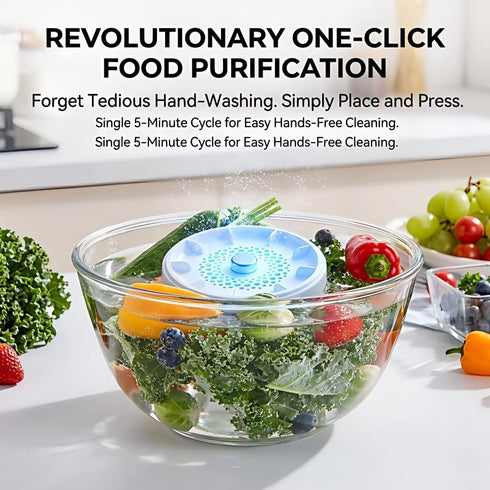 Setsok 2026 (1pc) Upgraded Produce Cleaner Device, Fruit & Vegetable Waterproof Cleaner Device Purifier Clean Produce