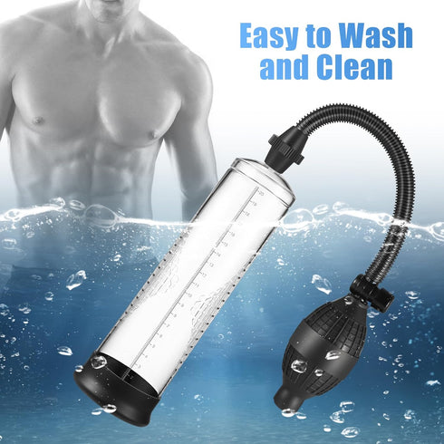 Kaechiu Penis Enlargement Pump Manual Vacuum for Male ED Strengthen Enlarger Booster Extender Cock Enlarger Man Aid