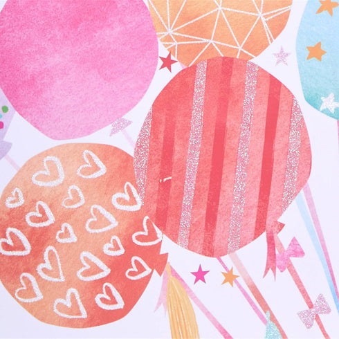 SUNCOLOR 16" Extra Large Gift Bags for Birthday Party with Tissue Paper, 2 Pack, Cupcake Design