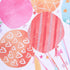 SUNCOLOR 16" Extra Large Gift Bags for Birthday Party with Tissue Paper, 2 Pack, Cupcake Design